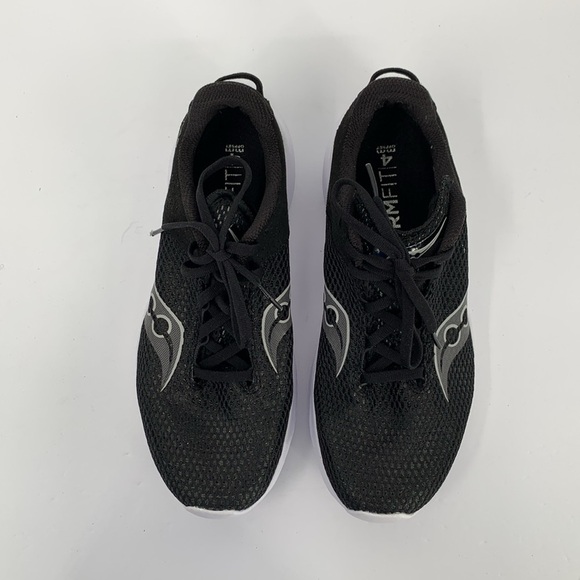 Saucony Kinvara 14 training shoes black running sneaker lightweight 8.5 WIDE - Picture 5 of 7
